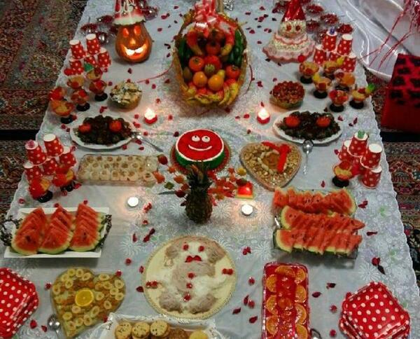 عکس ایده های غذایی برای شب یلدا