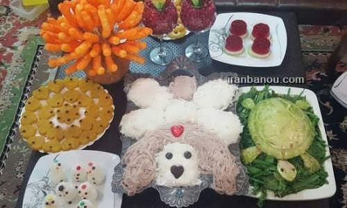 عکس ایده های غذایی برای شب یلدا
