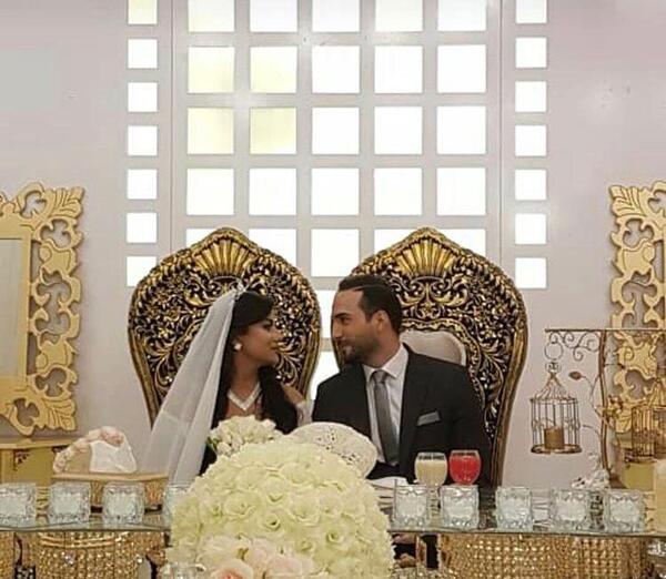 عکس عروس و داماد در محضر عقد