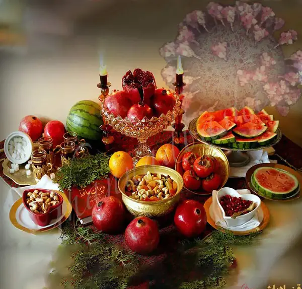 عکس ایده خمیری برای شب یلدا