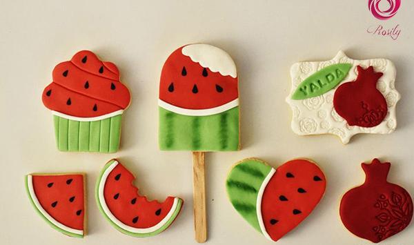 عکس ایده خمیری برای شب یلدا