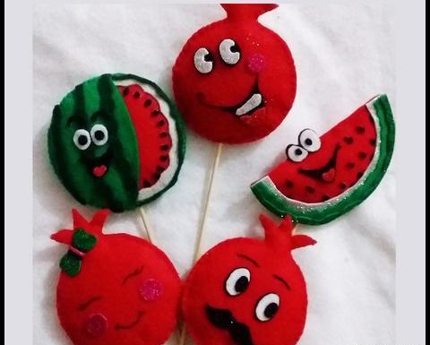عکس ایده خمیری برای شب یلدا