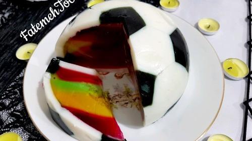عکس ژله سفید مشکی