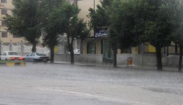 عکس باران شهرکرد
