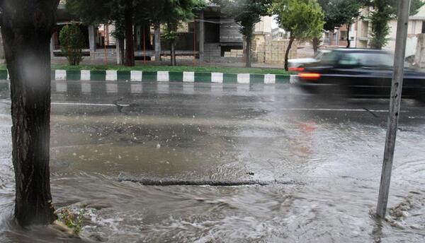 عکس باران شهرکرد