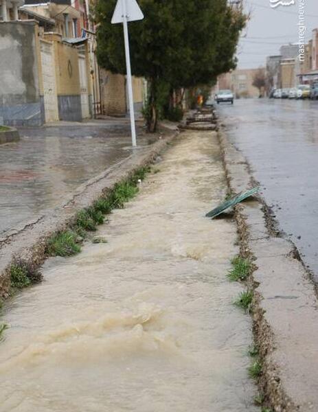 عکس باران شهرکرد