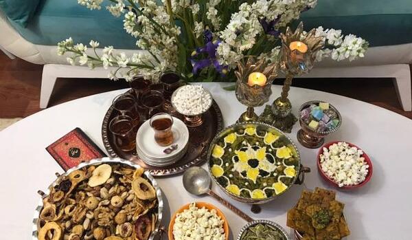 عکس ایده برای سفره چهارشنبه سوری