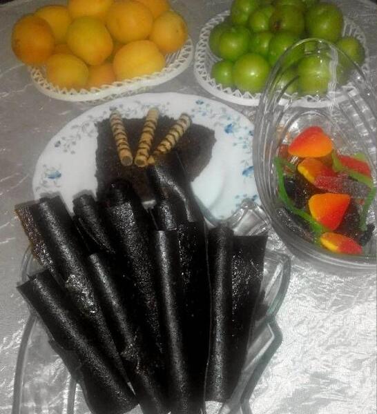 عکس لواشک سبز