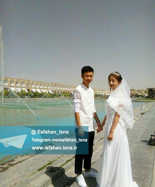 عکس عروس داماد چینی