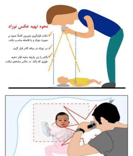 عکس نوزاد برای ثبت نام لاتاری