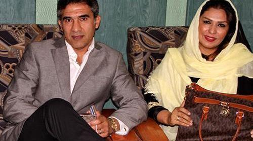 عکس احمد عابدزاده و همسرش