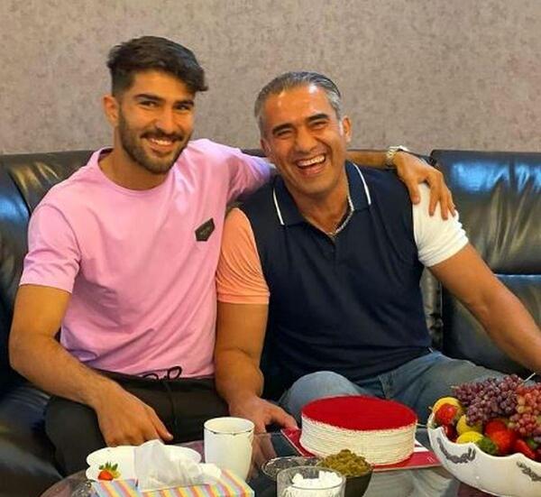عکس احمد عابدزاده و همسرش