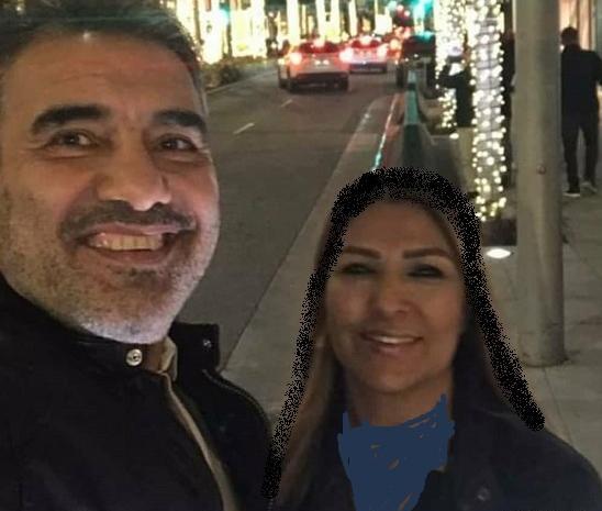 عکس احمد عابدزاده و همسرش