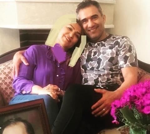 عکس احمد عابدزاده و همسرش