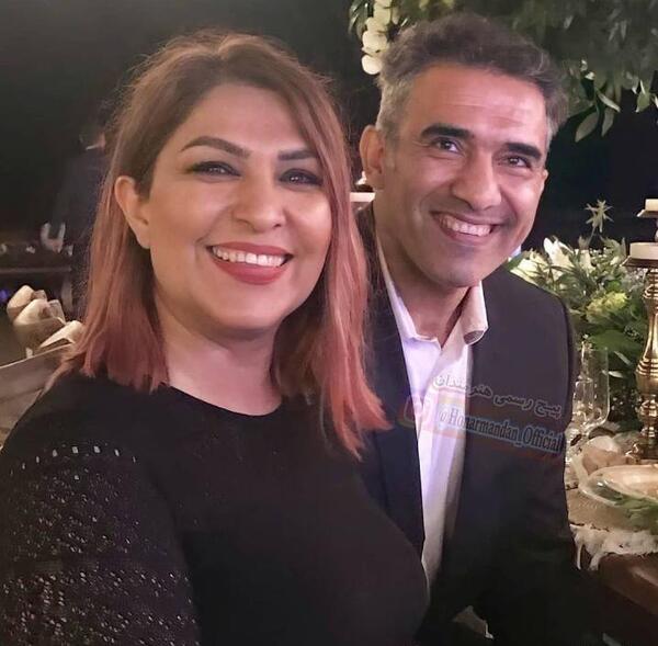 عکس احمد عابدزاده و همسرش