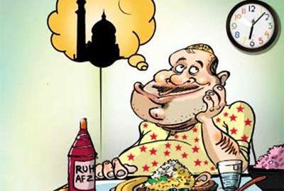 عکس طنز غذا خوردن