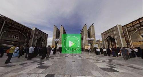 عکس حرم امام رضا سه بعدی