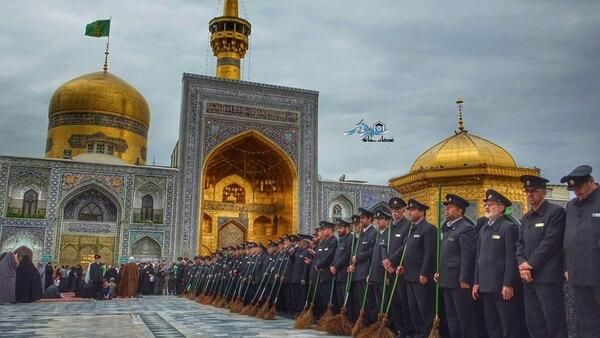 عکس حرم امام رضا سه بعدی