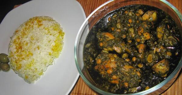 عکس قورمه سبزی سنتی
