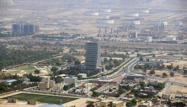 عکس هوایی عسلویه
