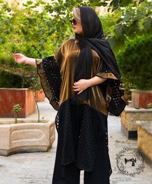 عکس مانتو رویی بلند