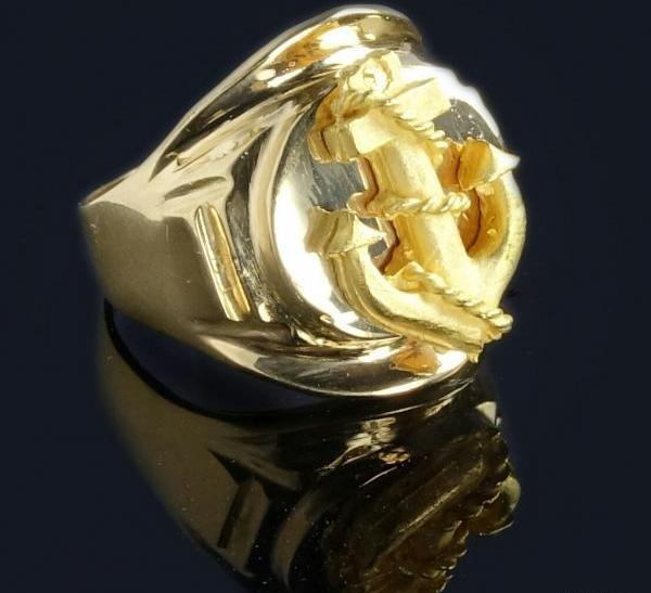 عکس حلقه مردانه طلا