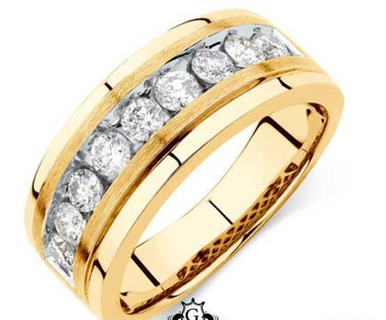 عکس حلقه مردانه طلا