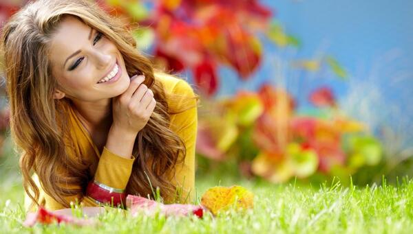 عکس لبخند در طبیعت