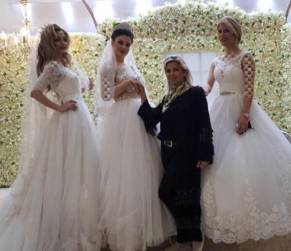 عکس لباس عروس فوزیه