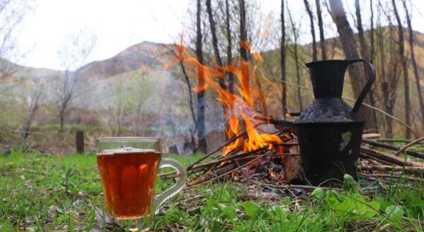 عکس چای آتشی