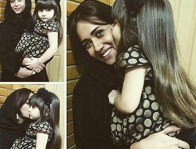عکس بچه پریناز ایزدیار