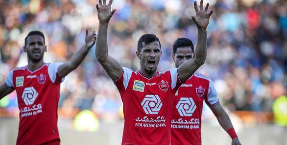 عکس شادی گل پرسپولیس