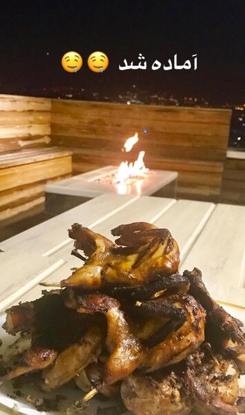 عکس غذا استوری