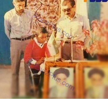 عکس بچگی رضا صادقی