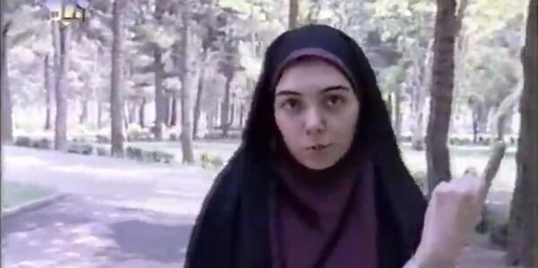عکس نوجوانی آزاده نامداری