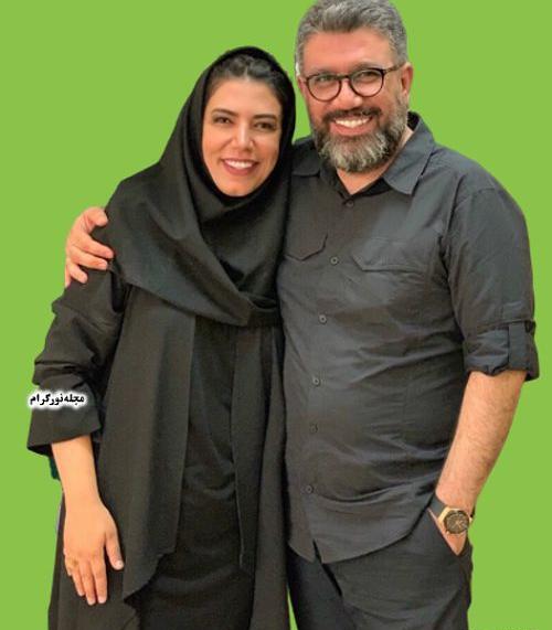 عکس رضا رشید پور و دخترش