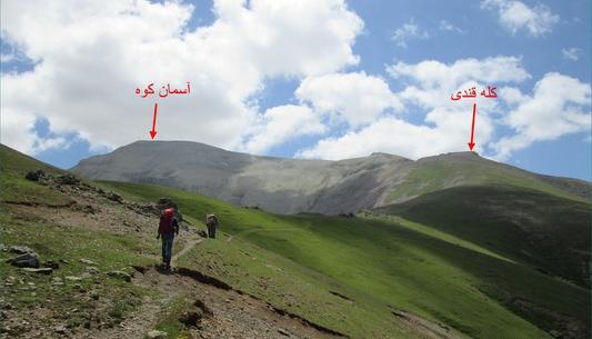 عکس قله آسمان کوه