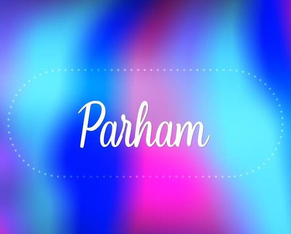 عکس نوشته اسم پرهام برای پروفایل
