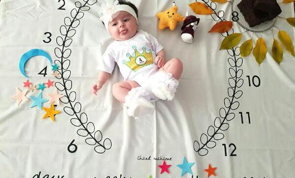 مدل عکس گرفتن نوزاد دختر