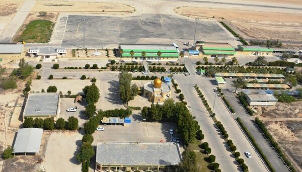 عکس هوایی فرودگاه لامرد