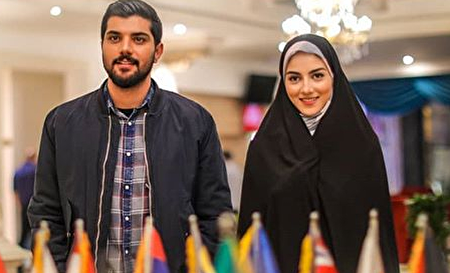 عکس نوشته حامد و راضیه در آقازاده