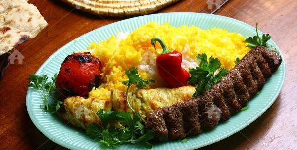 عکس از چلو کباب وزیری