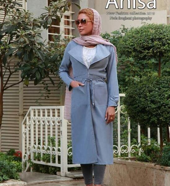 عکس مدل مانتو یقه اسپرت شیک
