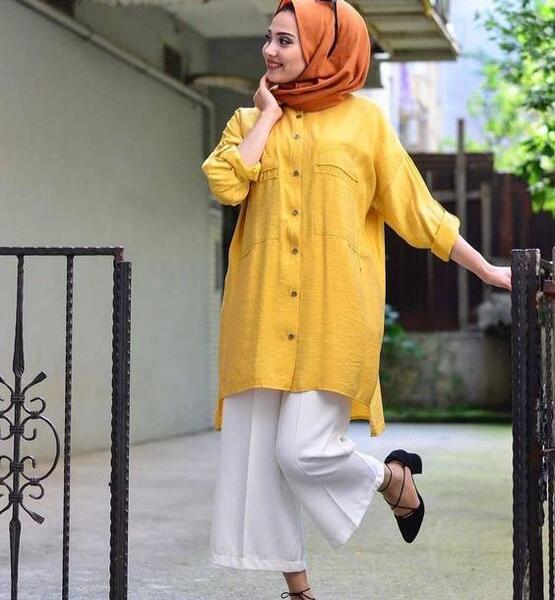 عکس مدل مانتو گشاد کوتاه