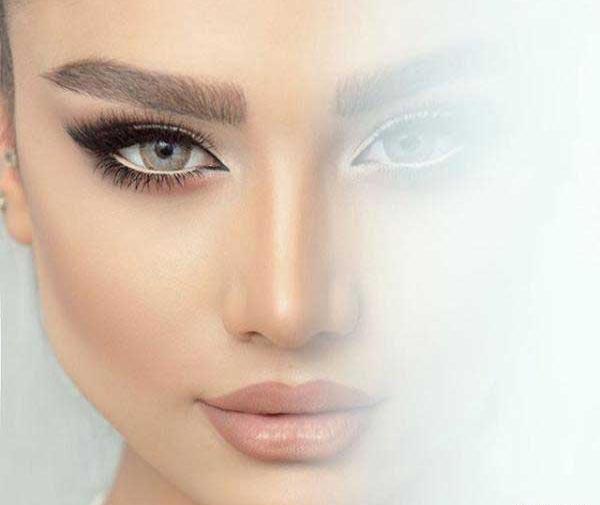 عکس عروس صورت پهن