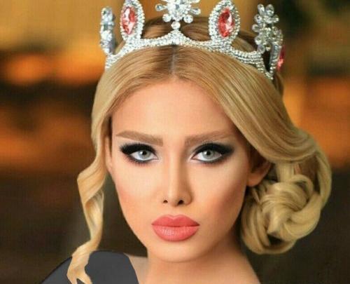 عکس عروس صورت پهن