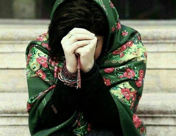 عکس پروفایل دخترونه با حجاب غمگین