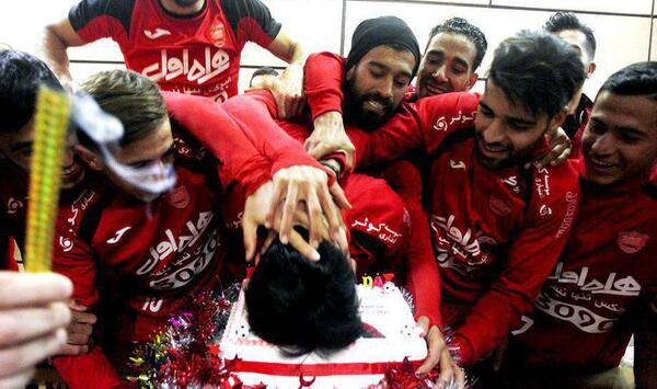 عکس کیک تولد دخترانه پرسپولیس