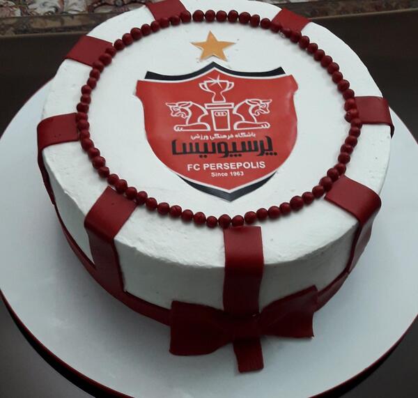 عکس کیک تولد دخترانه پرسپولیس