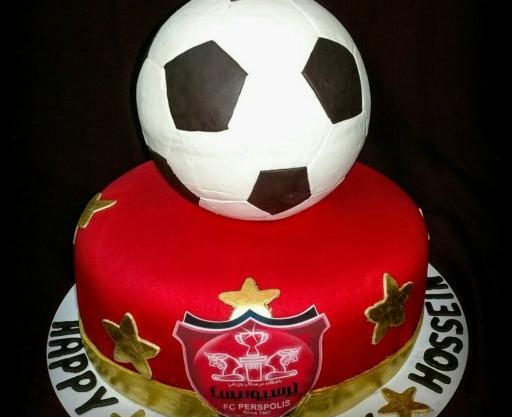 عکس کیک تولد دخترانه پرسپولیس